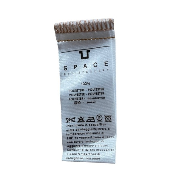 Space Style Concept Vegan Leather Brown Midi Skirt Size Small NWOT - Picture 4 of 5